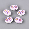 Handmade Porcelain Ceramic Beads PORC-Q005-07D-1