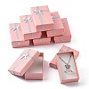 Valentines Day Wife Gifts Packages Cardboard Jewelry Set Boxes with Bowknot and Sponge Inside X1-CBOX-R013-4-1