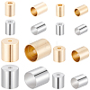 80Pcs 8 Styles Brass Cord Ends KK-CN0003-46-7