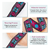 Ethnic Style Polyester Ribbons OCOR-WH0074-29-4
