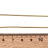 0.9MM Unisex 304 Stainless Steel Round Snake Chain Necklaces NJEW-P356-04G-5