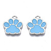 Alloy Enamel Pendants ENAM-T016-22P-E-RS-2