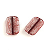 Mixed Crackle Style Transparent Acrylic Beads MACR-R546-28-2