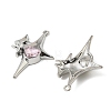 Alloy Rhinestone Pendants ALRI-D305-01P-2