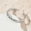 304 Stainless Steel Cuff Open Rings for Women RJEW-L341-07B-P-3