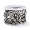 Tarnish Resistant 304 Stainless Steel Cable Chains CHS-D033-05P-02-3