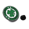 Saint Patrick's Day Alloy Enamel Brooches JEWB-D310-05EB-02-3
