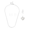 1Pc 304 Stainless Steel Cable Chain Necklaces NJEW-TA0001-24V-1