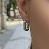 304 Stainless Steel Hoop Earrings EJEW-D358-01P-1
