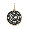 Brass Enamel Pendants ENAM-I086-10-1