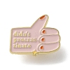 Word Don't Procrastinate Enamel Pins JEWB-D022-02A-G-1