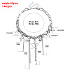 Alloy Crystal Rhinestone Star Tassel Choker Necklaces for Women WG75C76-01-5
