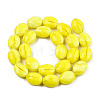 Opaque Solid Color Glass Beads Strands X-GLAA-N032-02M-3