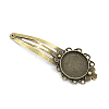 Alloy Snap Hair Clip Finding PW-WG38295-02-1