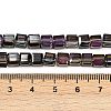 Electroplate Glass Beads Strands EGLA-B011-07A-HP02-4