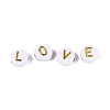 Opaque Acrylic Beads SACR-Q001-08A-M-3