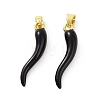Rack Plating Brass Enamel Charms KK-C008-19G-01-2