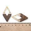 Walnut Wood Pendants FIND-Z050-02J-3