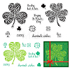 4 Sheets 4 Styles PVC Plastic Stamps DIY-CP0007-49A-6