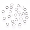 Non-Tarnish 304 Stainless Steel Open Jump Rings X-STAS-R065-45-1