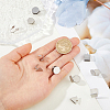 10Pcs 5 Styles 304 Stainless Steel & Brass  Cuff Earrings EJEW-HS0001-44A-4