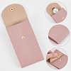  5Pcs 5 Colors Rectangle Imitation Leather Single Watch Storage Bag ABAG-NB0002-02-3