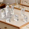 7Pcs 7 Sizes Acrylic Ring Display Riser Stand Sets ODIS-WH0099-256A-4