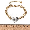 304 Stainless Steel Link Bracelets BJEW-K264-02B-G-5