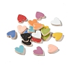 Heart Mosaic Tiles Porcelain Cabochons DIY-P045-10-1