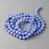 Natural Blue Lace Agate Beads Strands G-WH0016-42B-1