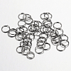 Iron Open Jump Rings IFIN-A018-6mm-B-1