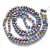 Electroplate Non-magnetic Synthetic Hematite Beads Strands G-S352-35A-M-2