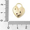 Brass Micro Pave Cubic Zirconia Pendants KK-S514-04C-G-3