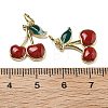 Brass Enamel Pendants KK-U060-30G-3