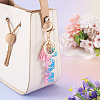 Alloy & Resin Tassel Keychains AJEW-TADJ0001-18B-5