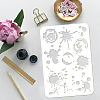 Plastic Drawing Painting Stencils Templates DIY-WH0396-0165-3
