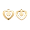 201 Stainless Steel Charms STAS-K217-75G-3