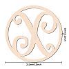 Laser Cut Wooden Wall Sculpture WOOD-WH0105-063-2