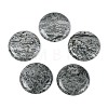 Natural Map Stone Pendants G-N361-04D-1