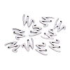 Tarnish Resistant 201 Stainless Steel Charms STAS-R105-W-2