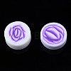 Handmade Polymer Clay Beads CLAY-N008-041E-2