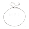 304 Stainless Steel Snake Chain Bracelets for Women BJEW-G775-02P-4