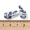 Animal Theme Blue and White Porcelain Beads PORC-Z007-05A-3