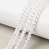Natural Quartz Crystal Beads Strands G-H336-A11-02-1