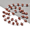 Natural Red Jasper Beads Strands G-Q167-A26-02-2