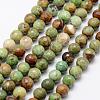 Natural Green Opal Beads Strands G-K209-05A-10mm-1