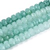 Imitation Jade Crackle Glass Beads Strands GLAA-N068-01A-A03-1