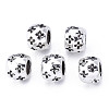 Tibetan Style Alloy European Beads LS-TIBE-S319-125AS-RS-2