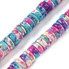 Baking Paint Synthetic Turquoise Beads Strands G-H060-02B-03-1