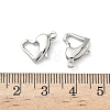 304 Stainless Steel Lobster Claw Clasps STAS-L022-518P-3